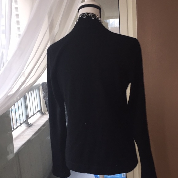 Magaschoni Black Cashmere Cardigan - Picture 3 of 5